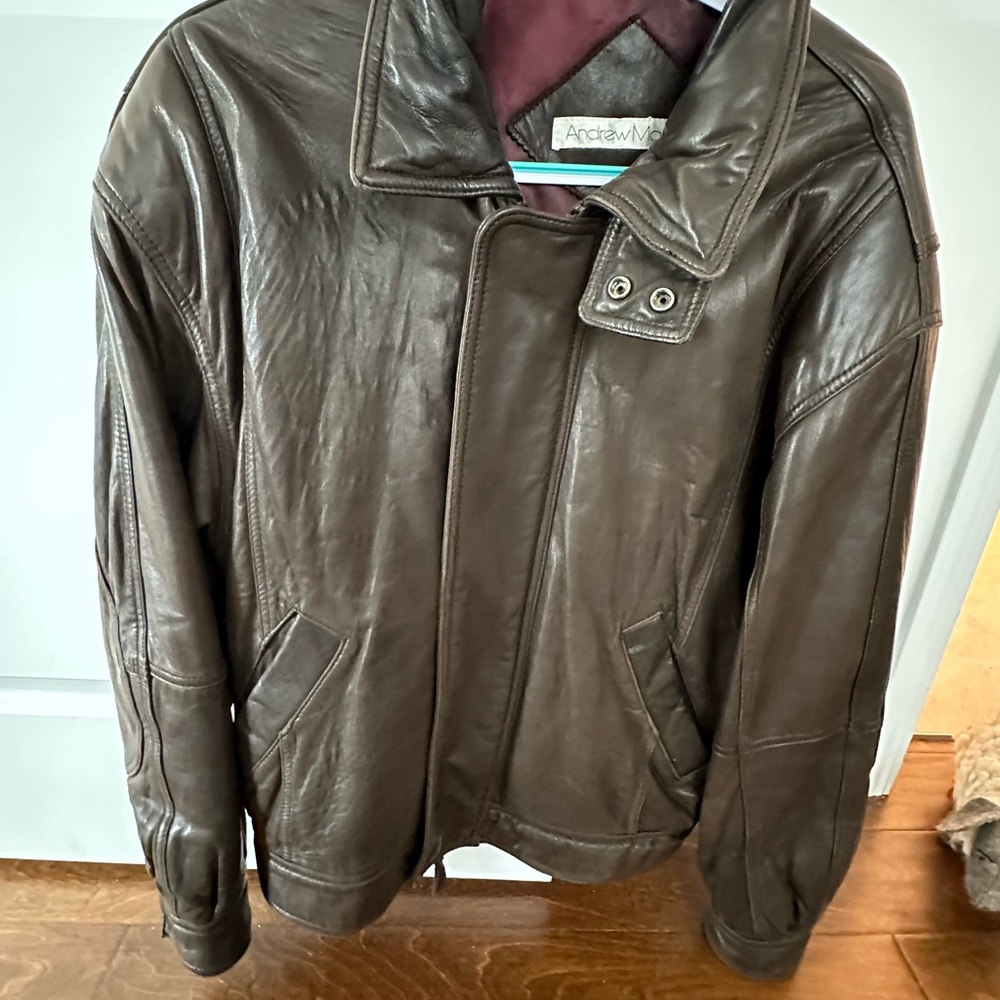Andrew Marc leather jacket - Picture 6 of 6